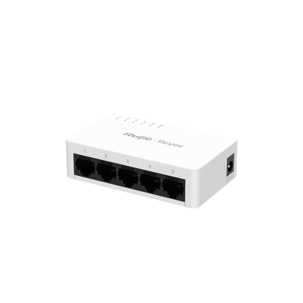RG-ES05G-L, 5-Port 10/100/1000 Mbps Unmanaged Non-PoE Switch