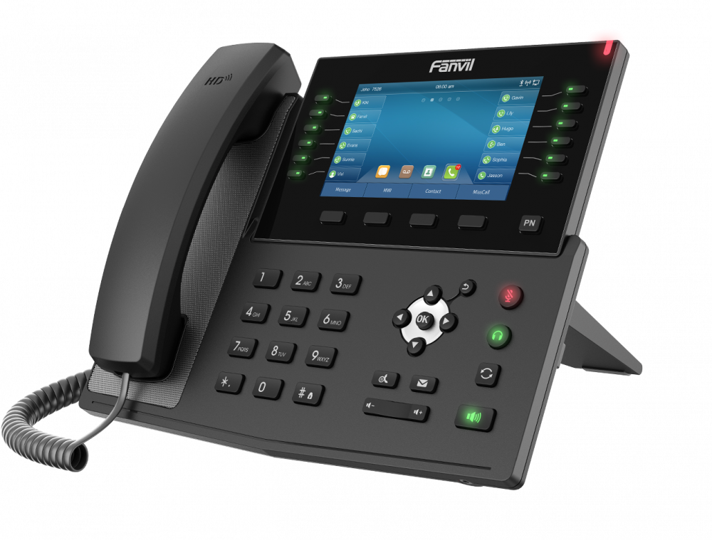 سنترال هاتف فانفل X7C Enterprise IP Phone صوت عالي الدقة
