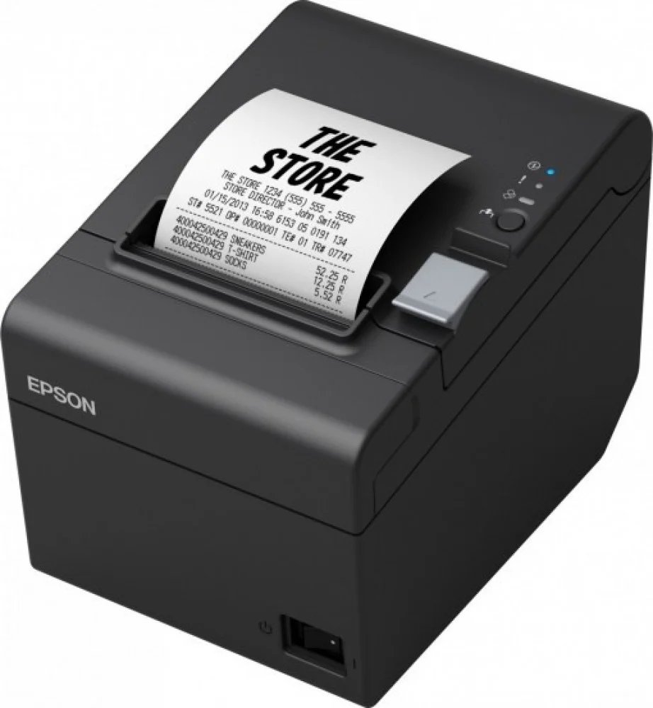 طابعة الإيصالات ايثرنت من ايبسون TM-T20III (012) أسود
