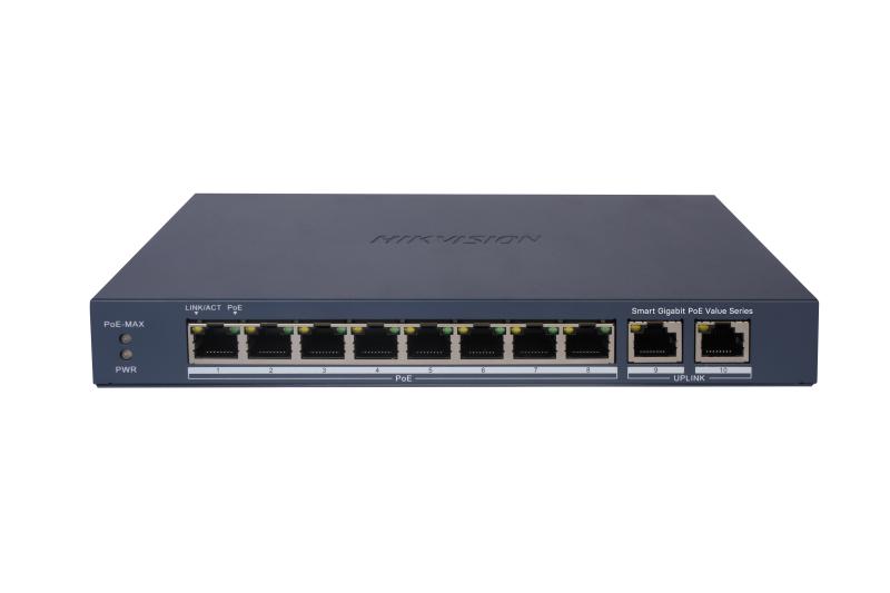 Reyee 10 Port Gigabit Switch 8 Port POE and Lifetime Cloud