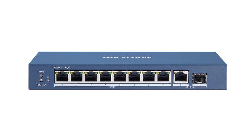 Hikvision 8-Port Gigabit Unmanaged PoE Switch