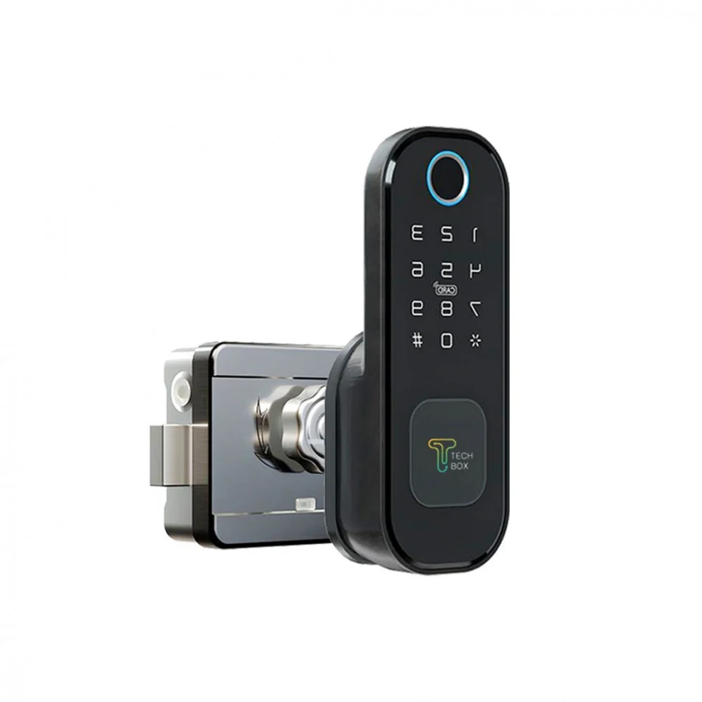 قفل اللكتروني خارجي KM للابواب الحديدية من تيتي لوك 