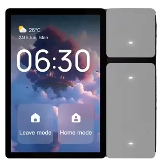 3.5" Smart Control Panel Mini (Scene control + 3-gang relays + IR Built-in) (Wi-Fi & Bluetooth mesh/SigMesh/IR ) 
