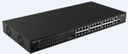 24*10/100Mbps Base-TX Ports(POE, Max PoE budget:370W), 2*10/100/1000Mbps Base-T with 1Combo Uplink Ports