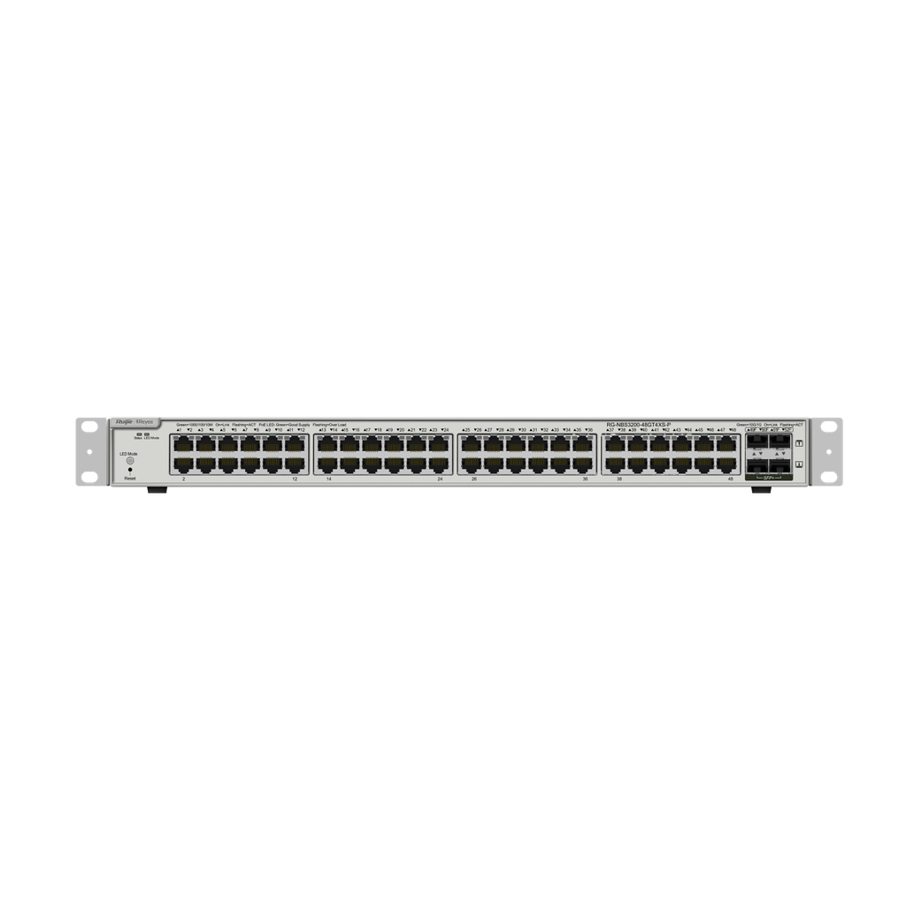 سويتش جيجابت في الثانية 48 منافذ و +-4SFP POE -و كلاود مدى الحياة من Reyee
