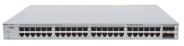 48-Port L2 Managed 10G Switch, 48 Gigabit RJ45 Ports,4 *10G SFP+ Slots,19-inch Rack-mountable Steel Case
