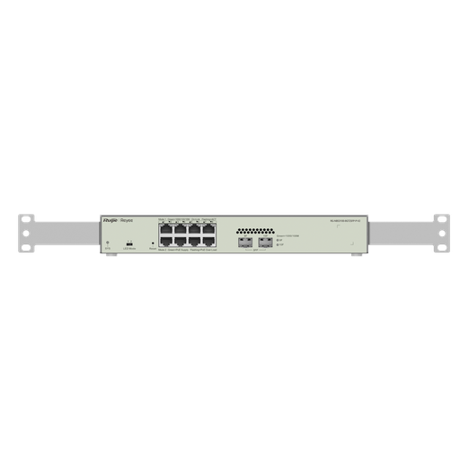 RG-NBS3100-8GT2SFP-P-V2, 10-Port Gigabit Layer 2 Cloud Managed PoE Switch