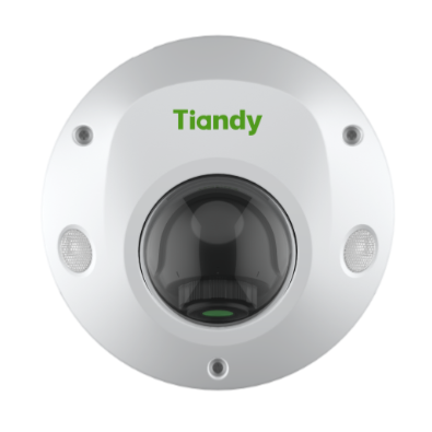 Tiandy 5MP Indoor Network Camera, small anti-shock lens, suitable for elevators. Features human and object detection, 30-meter night vision