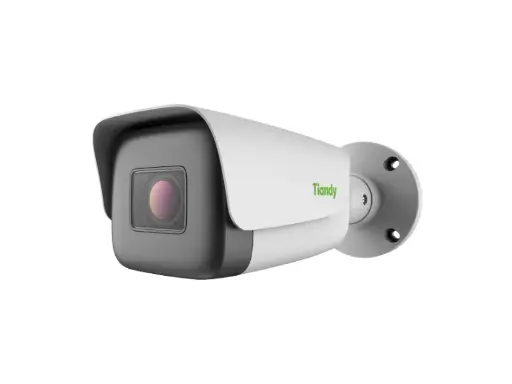  Tiandy 5MP Outdoor Motorized Camera, supports AI for facial recognition, people counting, on-duty monitoring, human and object detection, 80m IR, 13.5-2.7 mm lens