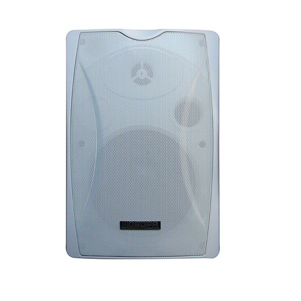 40W Wall Mount Speaker with Power Tap White