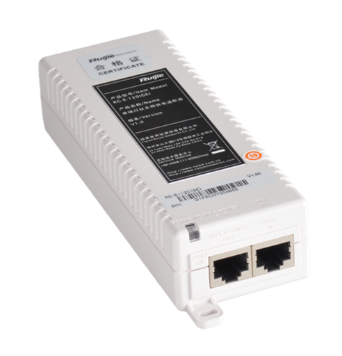 1-port PoE adapter (1000Base-T, 802.3af)