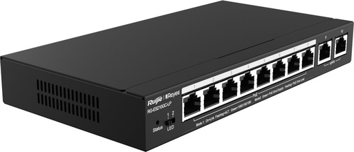 Reyee 10 Port Gigabit Switch 8 Port POE and Lifetime Cloud