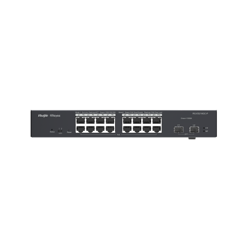 Reyee 16 Port Gigabit Switch, 2XSFP -POE - Lifetime Cloud