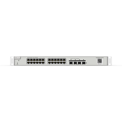 24-Port L2+ Managed 10G Switch, 24 Gigabit RJ45 Ports, 4 *10G SFP+ Slots,19-inch Rack-mountable Steel Case, Static Routing